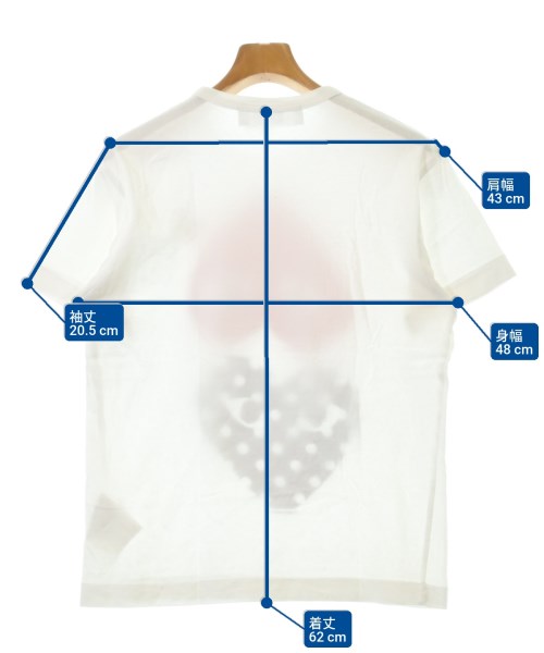 PLAY COMME des GARCONS เสื้อยืด/เสื้อท็อปส์