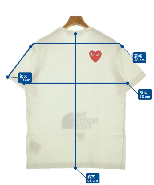 PLAY COMME des GARCONS เสื้อยืด/เสื้อท็อปส์