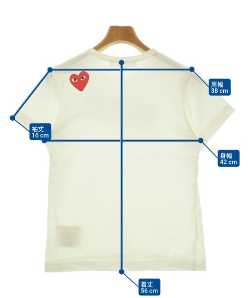 PLAY COMME des GARCONS เสื้อยืด/เสื้อท็อปส์
