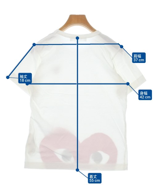 PLAY COMME des GARCONS เสื้อยืด/เสื้อท็อปส์
