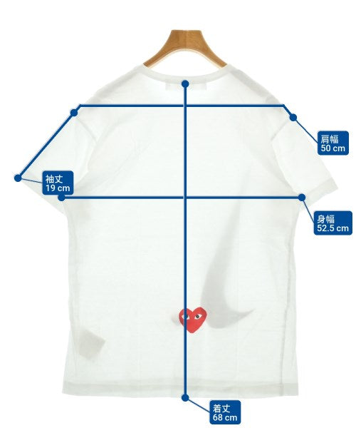 PLAY COMME des GARCONS เสื้อยืด/เสื้อท็อปส์