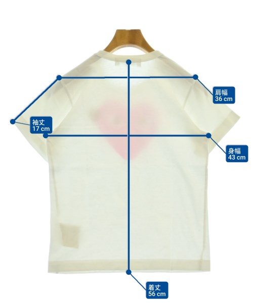 PLAY COMME des GARCONS เสื้อยืด/เสื้อท็อปส์