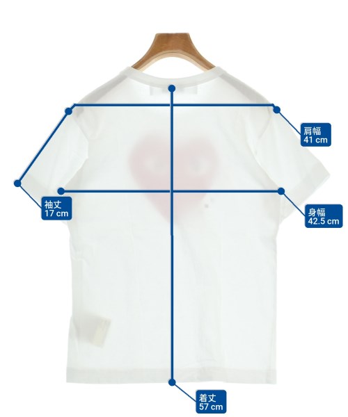 PLAY COMME des GARCONS เสื้อยืด/เสื้อท็อปส์