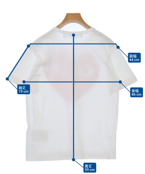 PLAY COMME des GARCONS เสื้อยืด/เสื้อท็อปส์