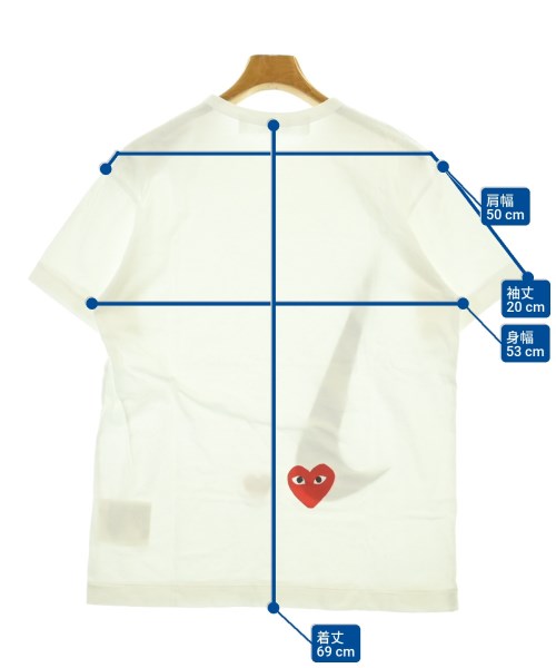 PLAY COMME des GARCONS เสื้อยืด/เสื้อท็อปส์