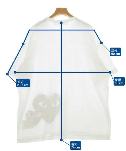 PLAY COMME des GARCONS เสื้อยืด/เสื้อท็อปส์