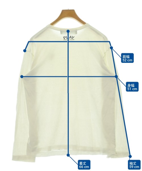 PLAY COMME des GARCONS เสื้อยืด/เสื้อท็อปส์