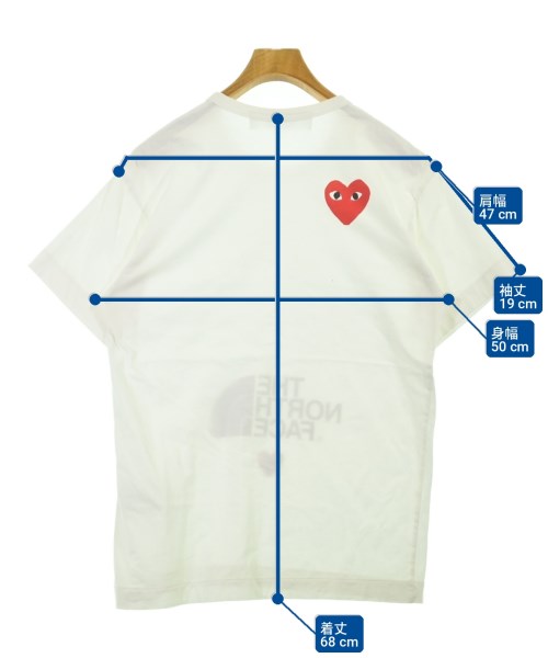 PLAY COMME des GARCONS เสื้อยืด/เสื้อท็อปส์