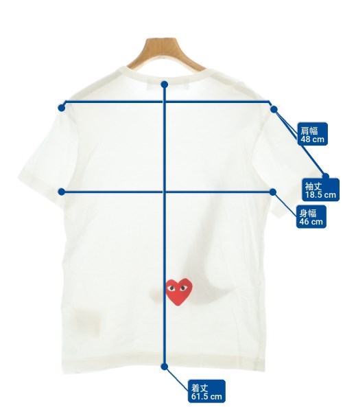 PLAY COMME des GARCONS เสื้อยืด/เสื้อท็อปส์