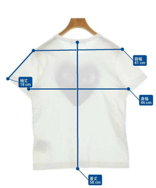 PLAY COMME des GARCONS เสื้อยืด/เสื้อท็อปส์