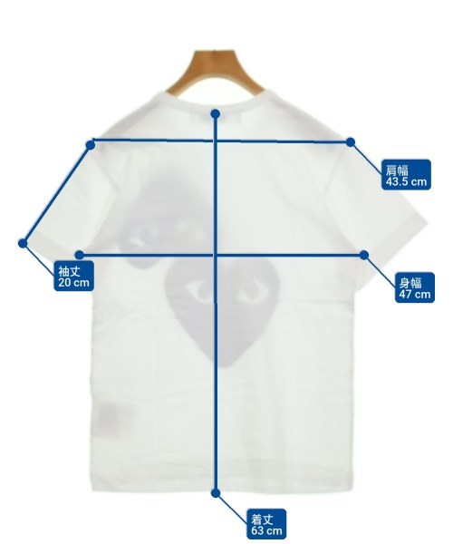PLAY COMME des GARCONS เสื้อยืด/เสื้อท็อปส์