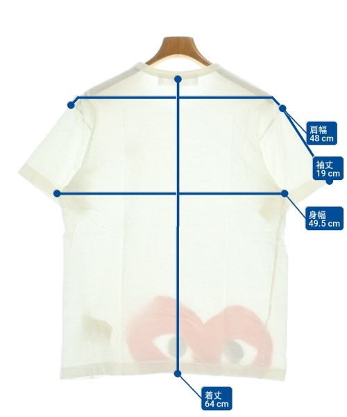 PLAY COMME des GARCONS เสื้อยืด/เสื้อท็อปส์