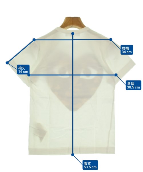 PLAY COMME des GARCONS เสื้อยืด/เสื้อท็อปส์