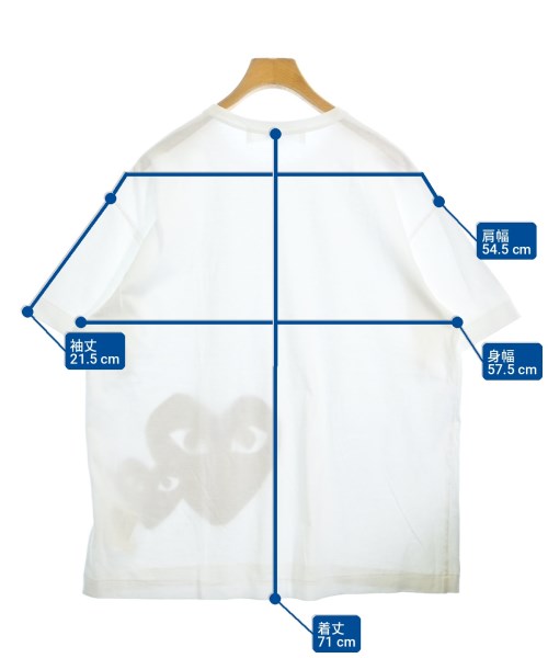 PLAY COMME des GARCONS เสื้อยืด/เสื้อท็อปส์