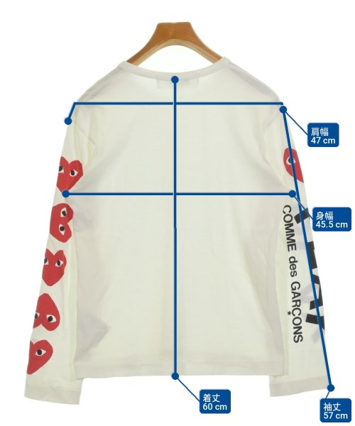PLAY COMME des GARCONS เสื้อยืด/เสื้อท็อปส์