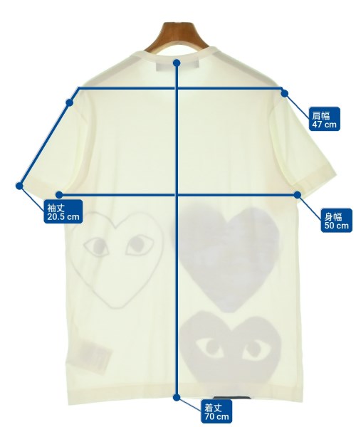 PLAY COMME des GARCONS เสื้อยืด/เสื้อท็อปส์