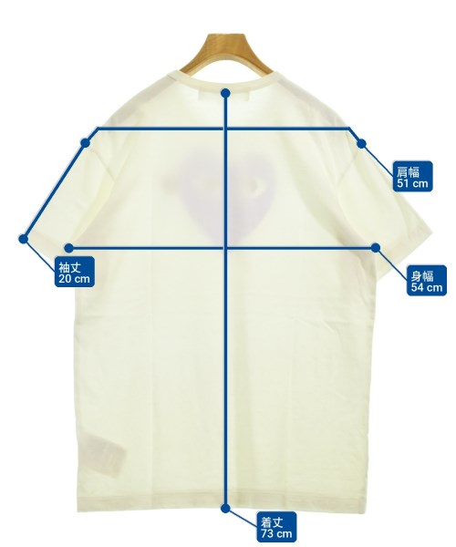 PLAY COMME des GARCONS เสื้อยืด/เสื้อท็อปส์
