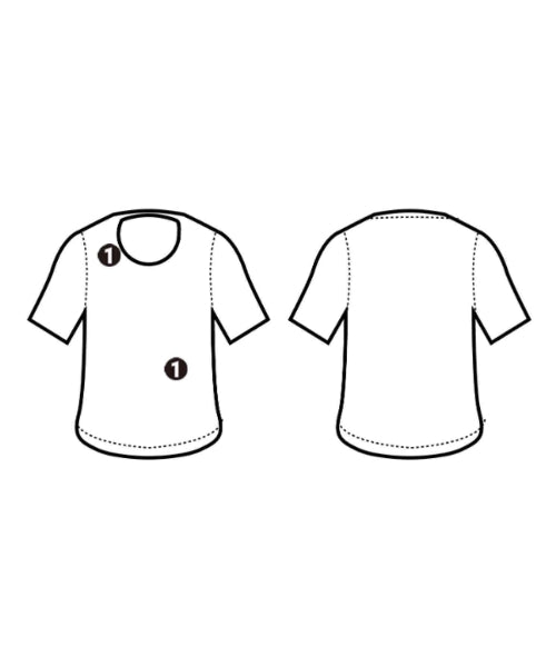 PLAY COMME des GARCONS เสื้อยืด/เสื้อท็อปส์