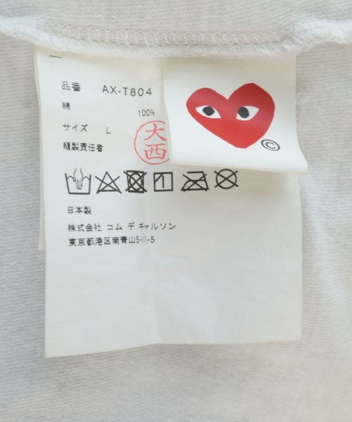 PLAY COMME des GARCONS เสื้อยืด/เสื้อท็อปส์
