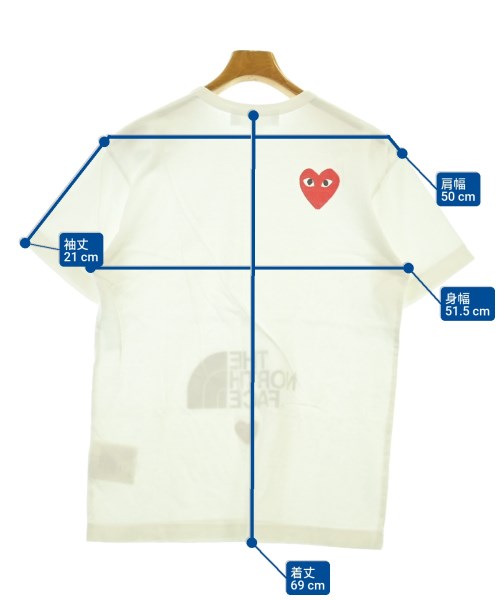 PLAY COMME des GARCONS เสื้อยืด/เสื้อท็อปส์
