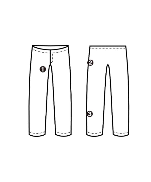 Y-3 กางเกงมีกระเป๋าข้างกางเกง2-4 กระเป๋า