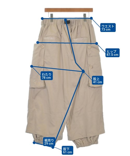 Y-3 กางเกงมีกระเป๋าข้างกางเกง2-4 กระเป๋า