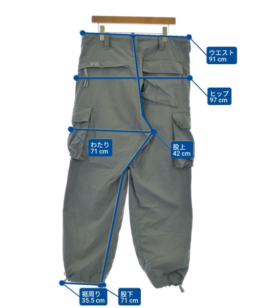 Y-3 กางเกงมีกระเป๋าข้างกางเกง2-4 กระเป๋า