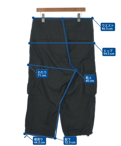 Y-3 กางเกงมีกระเป๋าข้างกางเกง2-4 กระเป๋า