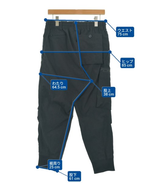 Y-3 กางเกงมีกระเป๋าข้างกางเกง2-4 กระเป๋า