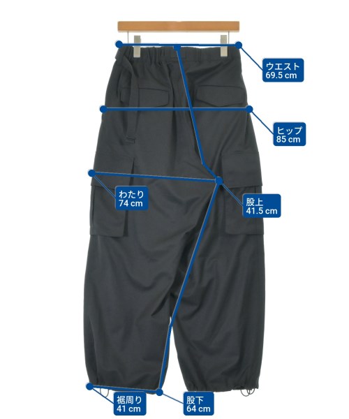 Y-3 กางเกงมีกระเป๋าข้างกางเกง2-4 กระเป๋า