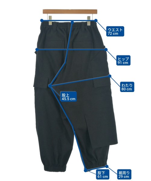 Y-3 กางเกงมีกระเป๋าข้างกางเกง2-4 กระเป๋า