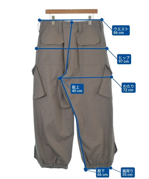 Y-3 กางเกงมีกระเป๋าข้างกางเกง2-4 กระเป๋า