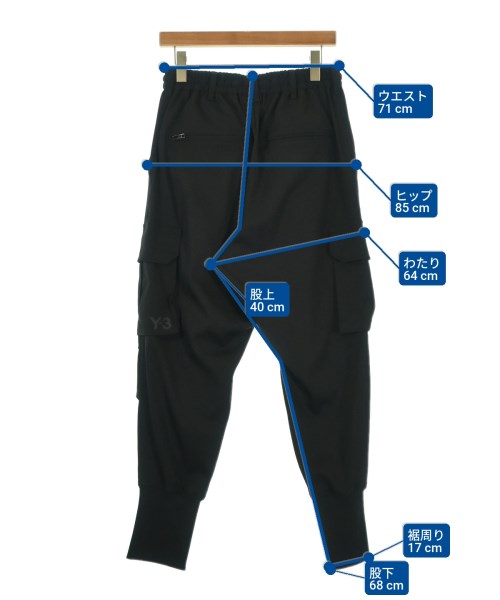Y-3 กางเกงมีกระเป๋าข้างกางเกง2-4 กระเป๋า