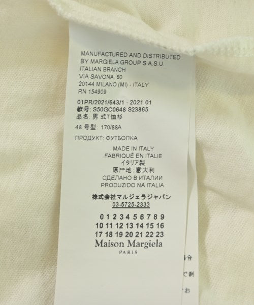 Maison Margiela เสื้อยืด/เสื้อท็อปส์
