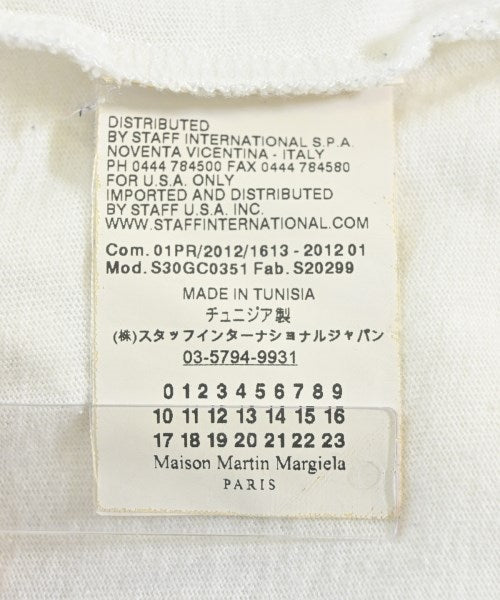 Maison Margiela เสื้อยืด/เสื้อท็อปส์