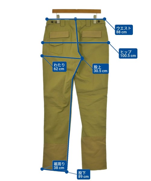 Maison Margiela กางเกงมีกระเป๋าข้างกางเกง2-4 กระเป๋า