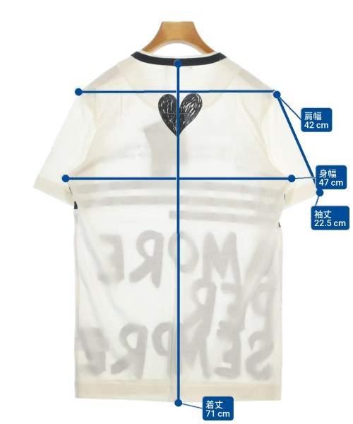 DOLCE&GABBANA เสื้อยืด/เสื้อท็อปส์