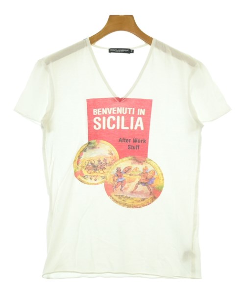 DOLCE&GABBANA เสื้อยืด/เสื้อท็อปส์