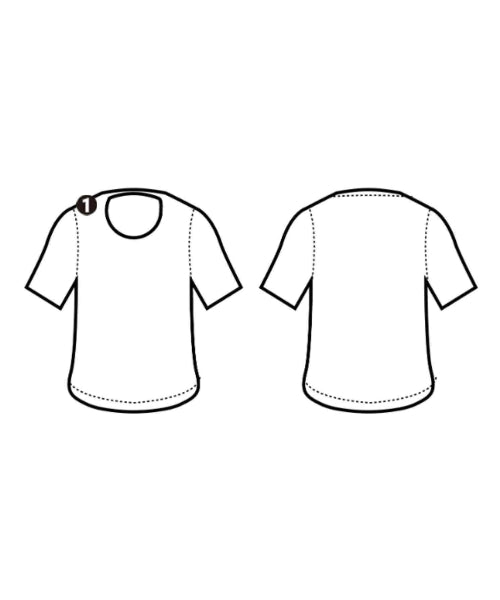 DRIES VAN NOTEN เสื้อยืด/เสื้อท็อปส์