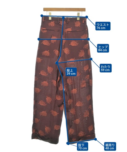 DRIES VAN NOTEN กางเกงขายาว