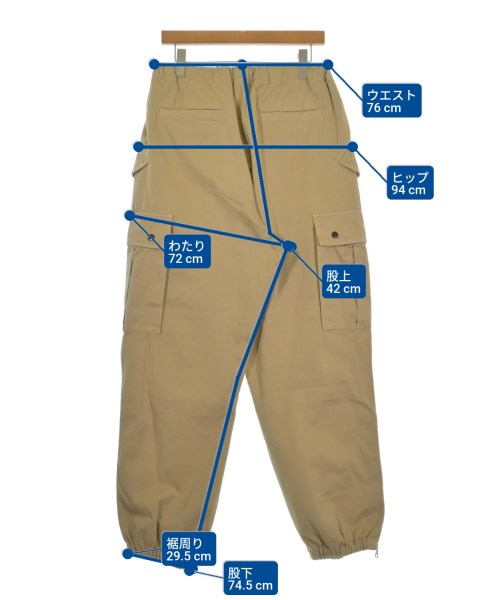 DRIES VAN NOTEN กางเกงมีกระเป๋าข้างกางเกง2-4 กระเป๋า