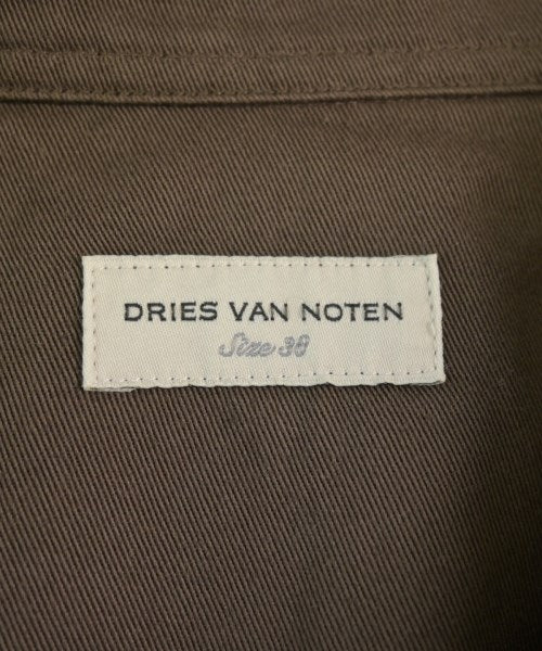 DRIES VAN NOTEN เดรสที่เป็นเสื้อเชิ้ตตัวยาว