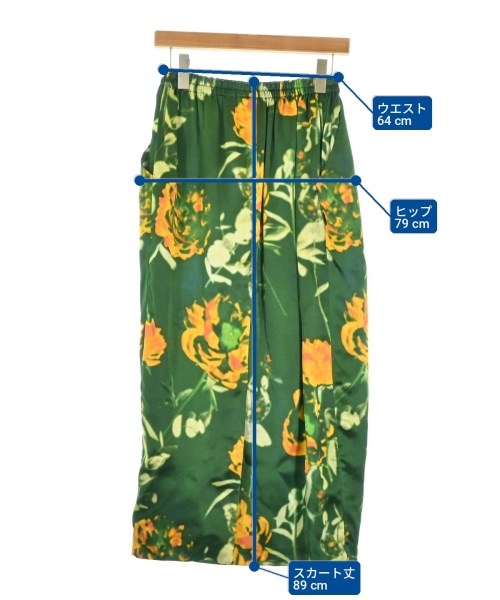 DRIES VAN NOTEN กระโปรงยาว/แม็กซี่ยาว
