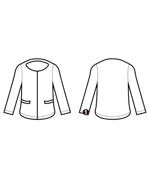 ANN DEMEULEMEESTER แจ็คเก็ตไม่มีปก
