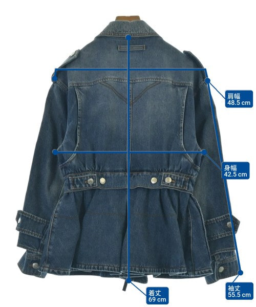 ALEXANDER MCQUEEN แจ็คเก็ตยีนส์
