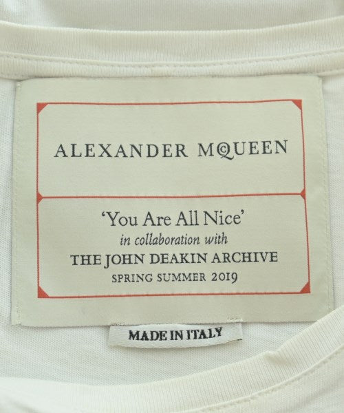 ALEXANDER MCQUEEN เสื้อยืด/เสื้อท็อปส์