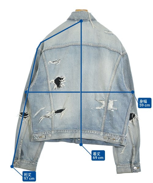 BALENCIAGA แจ็คเก็ตยีนส์