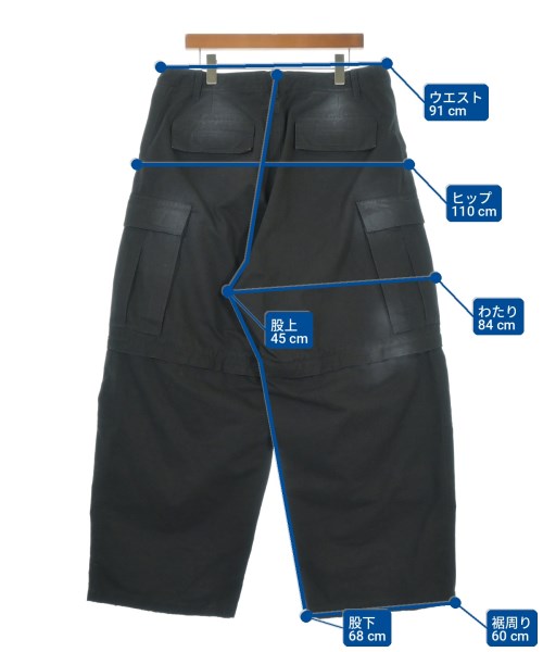 BALENCIAGA กางเกงมีกระเป๋าข้างกางเกง2-4 กระเป๋า