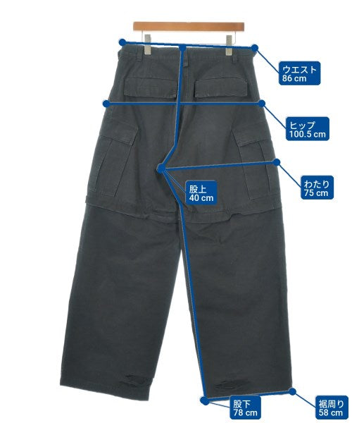 BALENCIAGA กางเกงมีกระเป๋าข้างกางเกง2-4 กระเป๋า