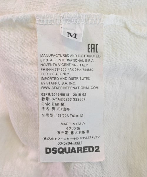 DSQUARED เสื้อยืด/เสื้อท็อปส์